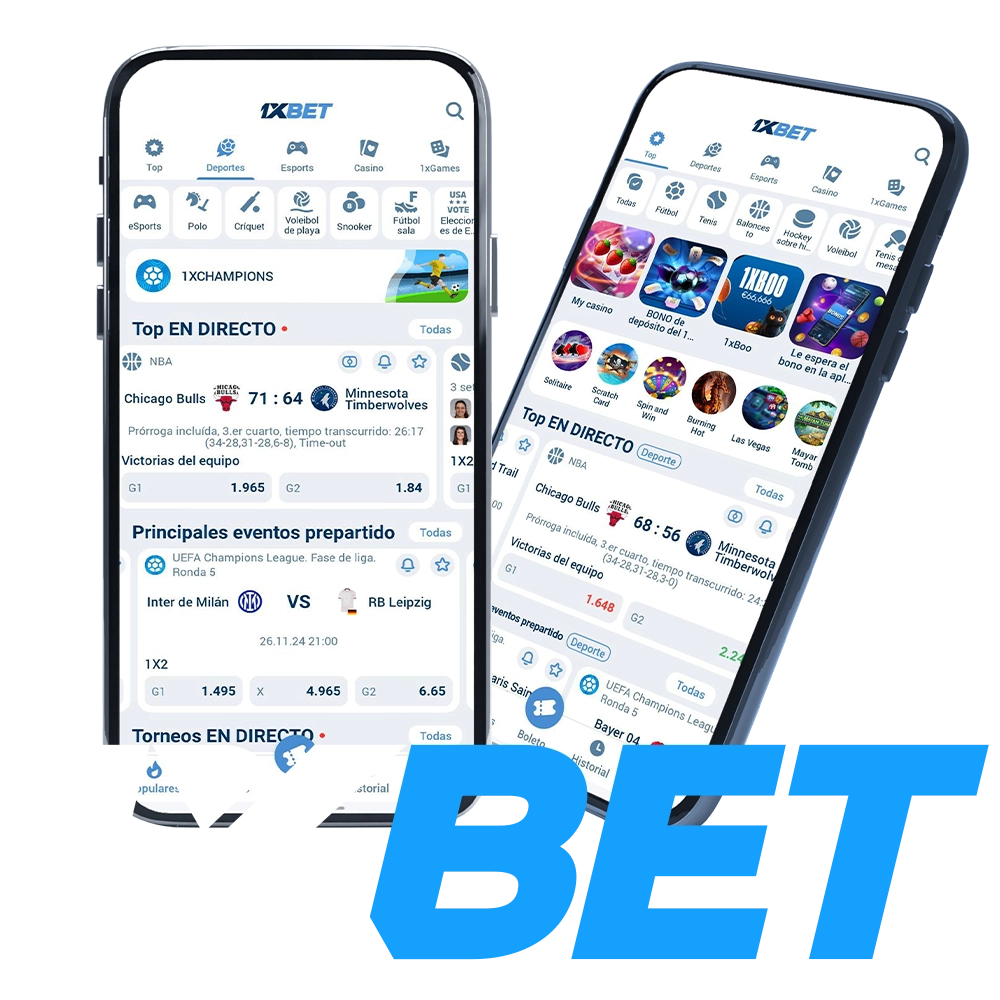 Dịch vụ ứng dụng 1Xbet trên điện thoại